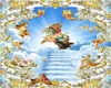 Wallpapers Angel Zenith 3d Wallpaper Cute Little Spreads The Gospel Of Love Woonkamer Slaapkamer Decoratie Muurschildering