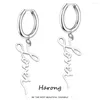 Hoop Earrings Harong Taylor The Swift "Lover" Music For Women Dangle Drop Eras Tour Concert Gifts Jewelry
