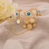 Braccialetto Dubai color oro per ragazze/neonati/bambini braccialetto gioielli di perline regali di Natale per bambini