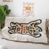 Blankets Vintage Knitted Tiger Blankets for Beds Outdoor Camping Picnic Mats Ins Style Sofa Throw Blanket Retro Tablecloth Wall Tapestry T230710