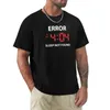 Herentanktops Error 404 Sleep Not Found T-shirt T-shirts T-shirts voor mannen Graphic