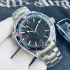 Dhgate herenhorloge 42 mm ontwerper automatisch mechanisch buitenhorloge roestvrijstalen armband draaibare bezel lichtgevende waterdichte Montre De Luxe horloges ST9