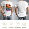 Мужские майки-вершины бесплатно мама обнимают ЛГБТ-гордость (квадратная) футболка Негабаритная аниме-таможни Т-рубашки для мужчин