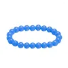 Strand Advanced Crystal Glass Bracelet Sapphire Blue Jade Color