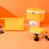 Lady Cosmetic Bags Case 's Pu Waterproof Makeup Bag Borsa da viaggio multifunzionale da viaggio in stile coreano Borsa portatile multifunzionale 230704