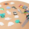 Blocks Children DIY Dinosaur Plaster Mold Shaping Toy Painting Set Kids Creative Graffiti Color Animal Model Drawing Toys Gift 230710