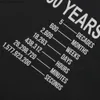 Herr-T-shirts 50-årsdag 50-åring Roligt citat Födelsedag Unisex-grafiskt mode Nytt bomull kortärmade T-shirts Harajuku-tröja med o-hals Z230711