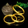 Chain Ancient inheritance 24K gold color bracelets for womens sand golden bangle dragon phoenix auspicious luck bracelet jewelry 230710