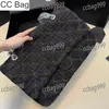 CC Bag Jumbo Capacity Denim Women Crossbody Designer Bags Outdoor Shopping Double Quilted Silver Badge Classic Flap Luxury Handbags Multi Pochettes Portable Hardw