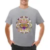 Męskie podkoszulki Mandala King T-Shirt Plus rozmiar zwierzęcy nadruk dla chłopców Zwykły czarny T-shirty męskie