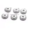 Anhänger Halsketten Silber vergoldet 12 mm Druckknopf Halskette für Frauen Ginger Snaps Buttons Schmuck Drop Lieferung Anhänger DHK82