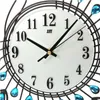 Horloges murales pour grande horloge créative en métal salon montre maison bureau Decora