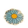 Carpet Nordic Fluffy Sun Flower Plush Bedside Round Rugs Girl Bedroom Children Room Floor Mats Soft Rug for Baby Play Crawl Mat 230711