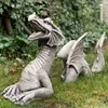 ドラゴンの庭の装飾樹脂ドラゴン像の装飾樹脂ドラゴンジャルダンガルテン装飾イースターガーデン装飾ホームアクセサリー L230620
