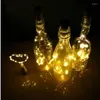 Strings Copper Wire Light Garland Wedding Christmas Year Holiday Decoration Bottle Stopper For Glass Craft LED Fairy String Lamp