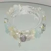 Bracelets porte-bonheur exquis gland main chaîne personnalité jusqu'à la fin de la lune Bracelet élégant pendentif perles à la mode