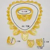 Collier boucles d'oreilles ensemble 2023 Dubai or africain mariée mariage cadeaux pour femmes saoudien arabe Bracelet anneau bijoux