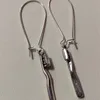 Stud Dental Hygienist Toothbrush Charm on Kidney Earwire Earrings Jewelry 230710