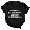 T-shirts pour femmes femmes maman Code lettre imprimer été décontracté Baseball à manches courtes t-shirts hauts