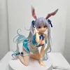 Actie Speelfiguren 24 cm BINDing Mile Anime Figuur Blauw Action Figure Bunny Girl Figuur Sexy Meisje Collectie Speelgoed R230710