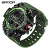 Horloges SANDA Merk Mode Mannen Sport Horloges Analoge Quartz Klok Militaire Horloge Heren Heren Relogios Masculino