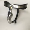 Dispositifs de chasteté T Back Type Ceinture de chasteté masculine Manchon de pénis Cage à bite en métal avec dispositif de verrouillage Plug anal Sex Slave BDSM Sous-vêtements pour hommes 230710