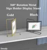 ملفات بطاقة العمل مزدوجة الجوانب التناوب T جدول TOP SIGN DISPLAY STAND RISTRANTS MENER PERED PRICE SLACE AD PO POSTER FRAME 230711