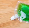 500pcs Doypack 250ml 300ml 380ml 500ml Clear Plastic Stand Up Spout Liquid Bag Pack Beverage Squeeze Drink Spout Pouch JL1515