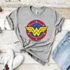 T-shirt dam Wonder Kvinnlig T-shirt Mors dag present T-shirt Feministskjorta Girl Power T-shirt Superhjälte Mama T-shirt Wonder Mamma Kvinnor Grafisk T-shirt 230711