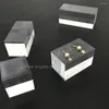 Jewelry Pouches Clear Acrylic Earrings Studs Stands Solid Block Holder Display Showcase For Shop Counter Po Store Trade Show