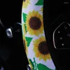 Pokrowce na kierownicę drukuj elastyczna osłona samochodu Auto bez wewnętrznego pierścienia Wrap dla 37-38CM/14,5 "-15" M rozmiar neoprenowy uchwyt na kierownicę Protector Stuff