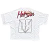 Męska koszulka Hellstar studios jersey tee mesh patchwork koszulka z krótkim rękawem Koszulka damska z krótkim rękawem wysokiej jakości odzież Street loose hip-hop fashion T-shirt