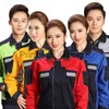 Others Apparel 2020Spring Autumn Reflective Work Clothing Set Men Women WearResistant Coveralls Auto Repair Factory Workshop Uniforms x0711