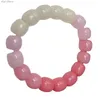 Strand 1PC Multi-color Imitation Bodhi Root Bracelet Gradient Around The Finger Soft String Coiled Play Buddha Beads