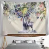 Wandteppiche Nordic Forest Tapisserie Wandbehang Fantasy Sternenhimmel Mystery Home Decor R230710
