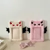 Visitenkartendateien MINKYS Arrival Kawaii Little Devil Bear Rabbit Plush Pocard Holder Credit ID Bank Bus Po Protective Case 230710