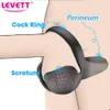 Vibrateurs Mâle Testicule Vibrateur Pénis Cock Rings Retarder L'éjaculation Vibrant Scrotum Ball Masseur De La Prostate Couples Anneau Sex Toys Pour Hommes 230710