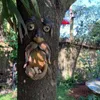 Faces d'arbres Faisiteurs d'oiseaux uniques décor Old Man Tree Hugger Garden Art Art Facial Sculpture Filibilisation Tree Decoration L230620