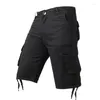 Men's Shorts Summer Cotton Military Tactical Hiking Loose Mens Fashion Casual Brand Short Men Patch Pockets Cargo