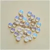 Pierre naturelle 6Mm 8Mm 10Mm 12Mm perles rondes en vrac visage d'opale pour collier anneau boucles d'oreilles bijoux accessoire livraison directe Dhjes