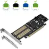 Cavi per computer 3 in 1 NGFF e scheda adattatore SSD MSATA M.2 NVME a PCIE/M.2 SATA III/MSATA per 2280/2260