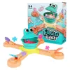 その他のおもちゃ面白いビスケットを食べるカエルの餌やり子供用マニュアル教育玩具電動ファミリーパーティーゲーム 230710