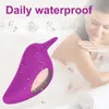 Vibromasseurs 10 modes Vibromasseur en silicone point G avec stimulateur de clitoris de mamelon léchant la langue avec des jouets sexuels pour femmes Produits de sexe pour adultes Boutique 230710