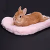 Kleine Tierbedarf Kaninchen Plüsch Pad Haustier Nest Rest Decke Käfig Matte Hase Kissen Haus weiche warme Höhle Schlaf Schutz Zubehör 230710