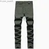 Heren Jeans Energetic Business Casual heren Chino Onderbroek Flat Bottom Slim Fit Casual Broek Plus Size 42 "Herenbroek Pantn homme Z230711