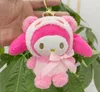 Moda Kawaii Menina Chaveiro de Pelúcia Joias Mochila Escolar Mochila Ornamento Cabide Brinquedo para Crianças Presentes Cerca de 13 cm