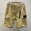 Shorts Masculino 2024 Clássico Compass Braçadeira Bordado Solto Cargo Casual Masculino Calça Militar Bolso Lateral com Zíper 230710