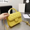 CC Bag Einkaufstaschen Großhandel Damen Luxus Designer Classic Mini Flap Co Top Handle Totes Quilted Matelasse Golden Ball Crossbody Schulter