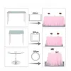 Table Skirt 2m 3 m 4m Pink Wedding Party Tutu Tulle Tableware Cloth Baby Shower Gender Reveal Unicorn Birthday Home Decor 230710