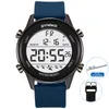SYNOKE Sport de plein air militaire montre grands chiffres montres étanche LED Ultra-mince montre électronique cadeau pour hommes reloj hombre nouveau